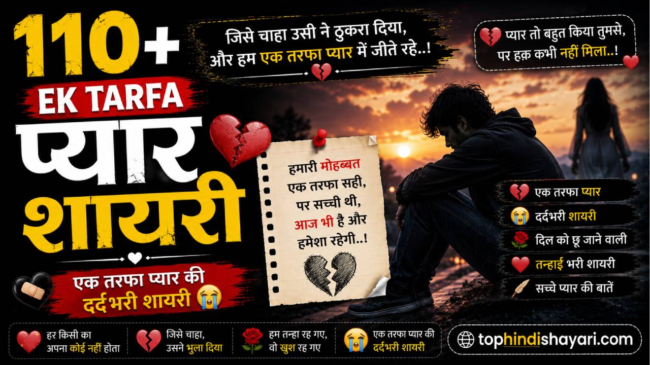 Ek Tarfa Pyar Shayari