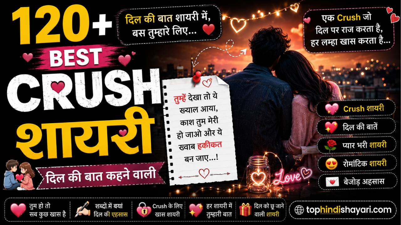 Crush Shayari