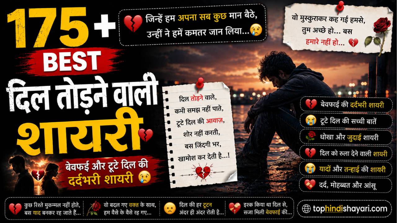 Dil Todne Wali Shayari