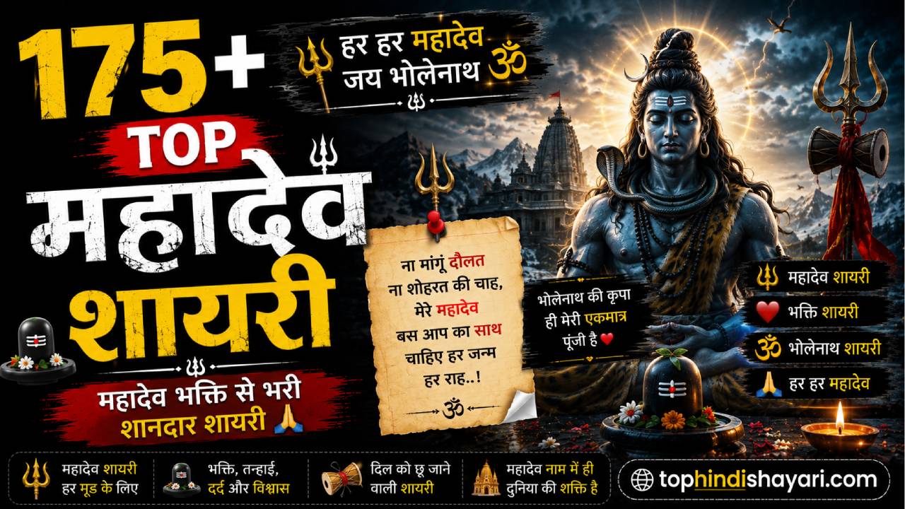 Mahadev Shayari in Hindi