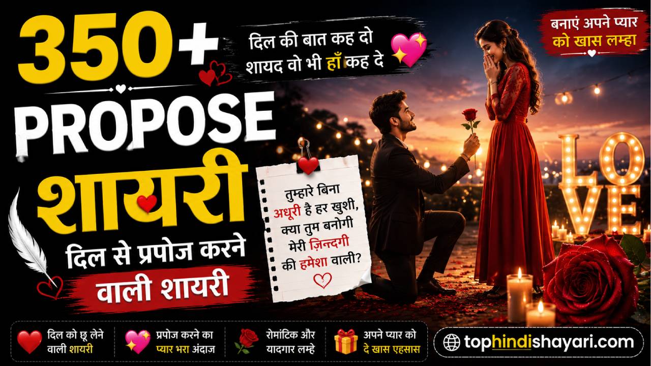 Propose Shayari
