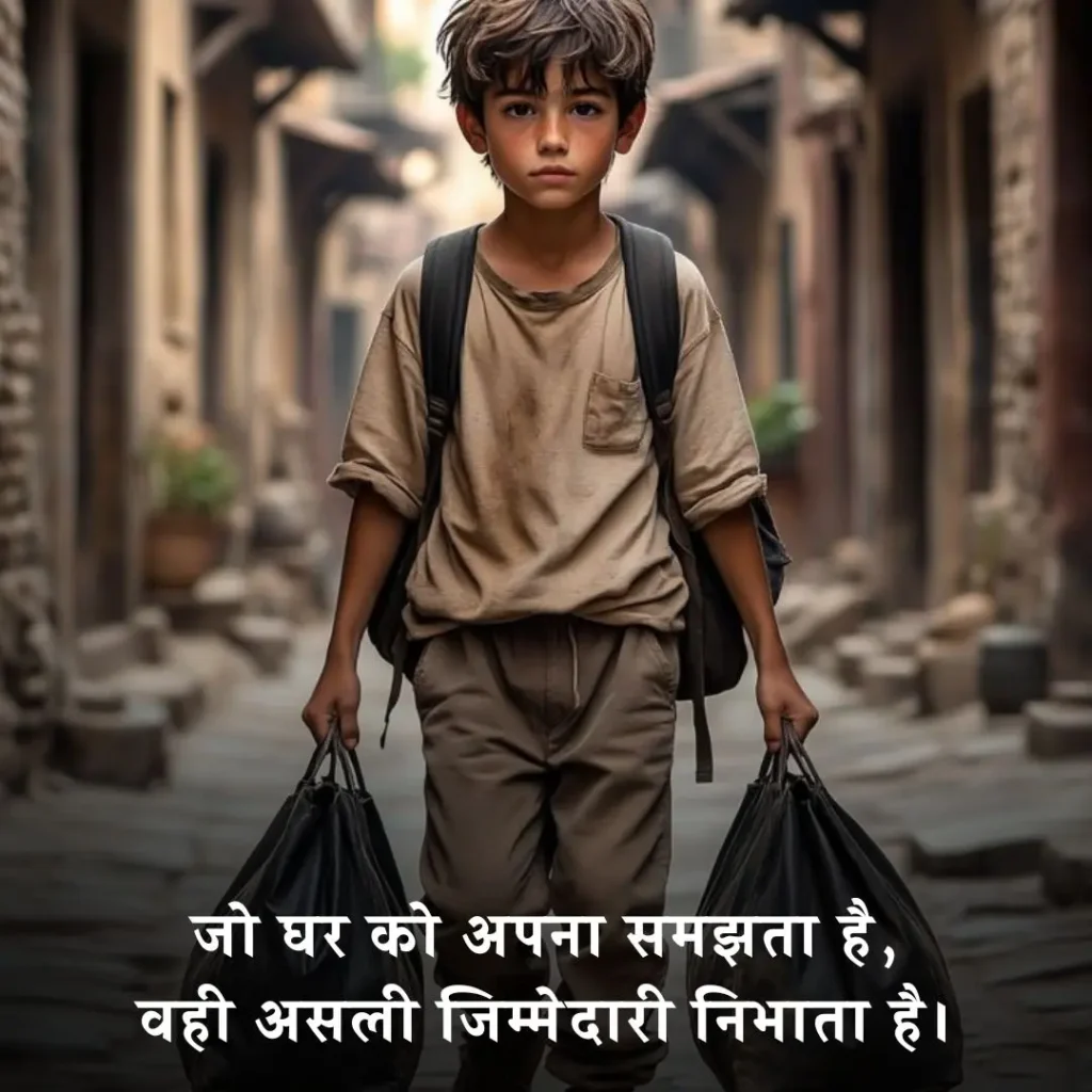 🏠 घर की जिम्मेदारी पर शायरी