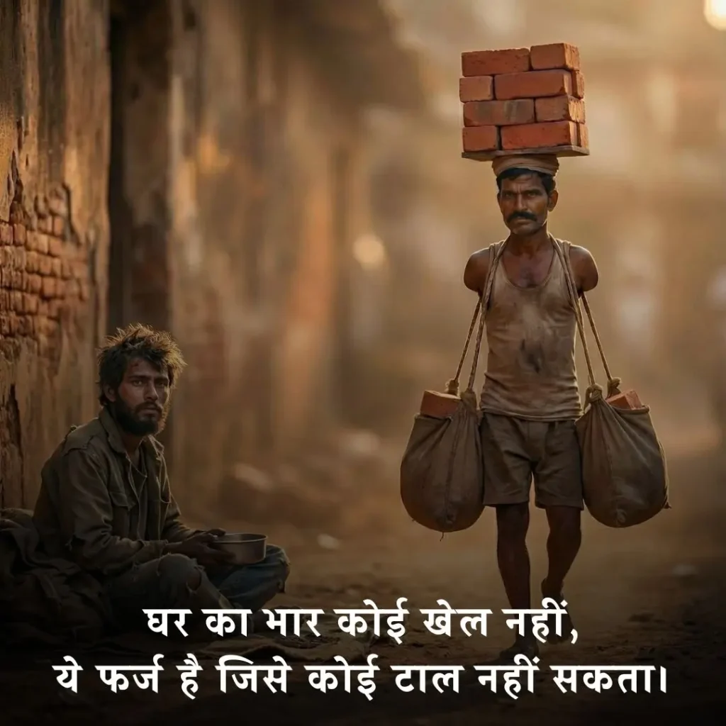 👨 जिम्मेदारी पर मोटिवेशनल शायरी