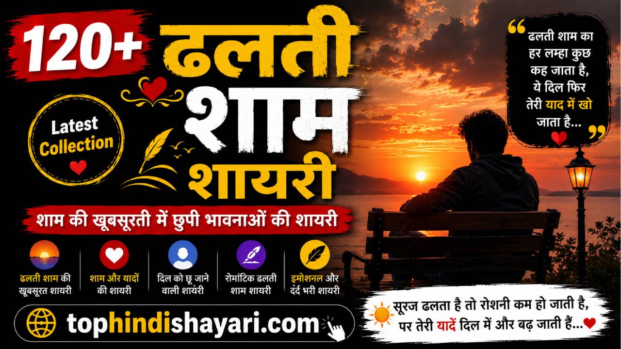 ढलती शाम शायरी