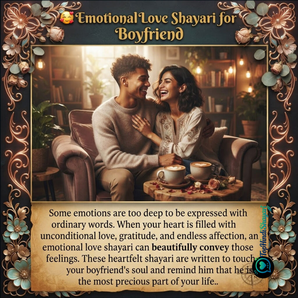 Romantic Love Shayari for Boyfriend 