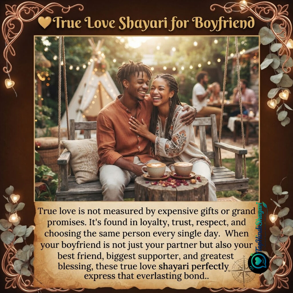 Romantic Love Shayari for Boyfriend 