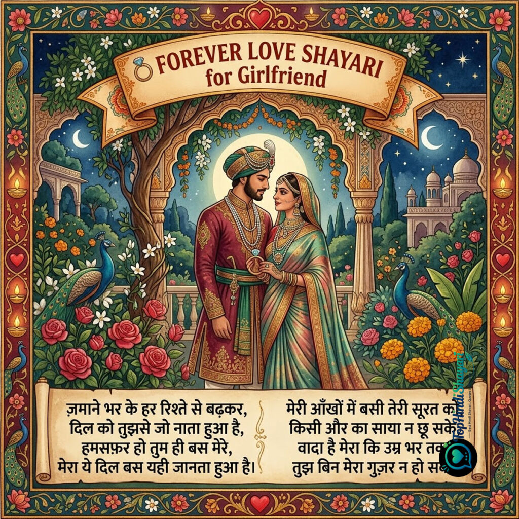 Romantic Love Shayari for Girlfriend