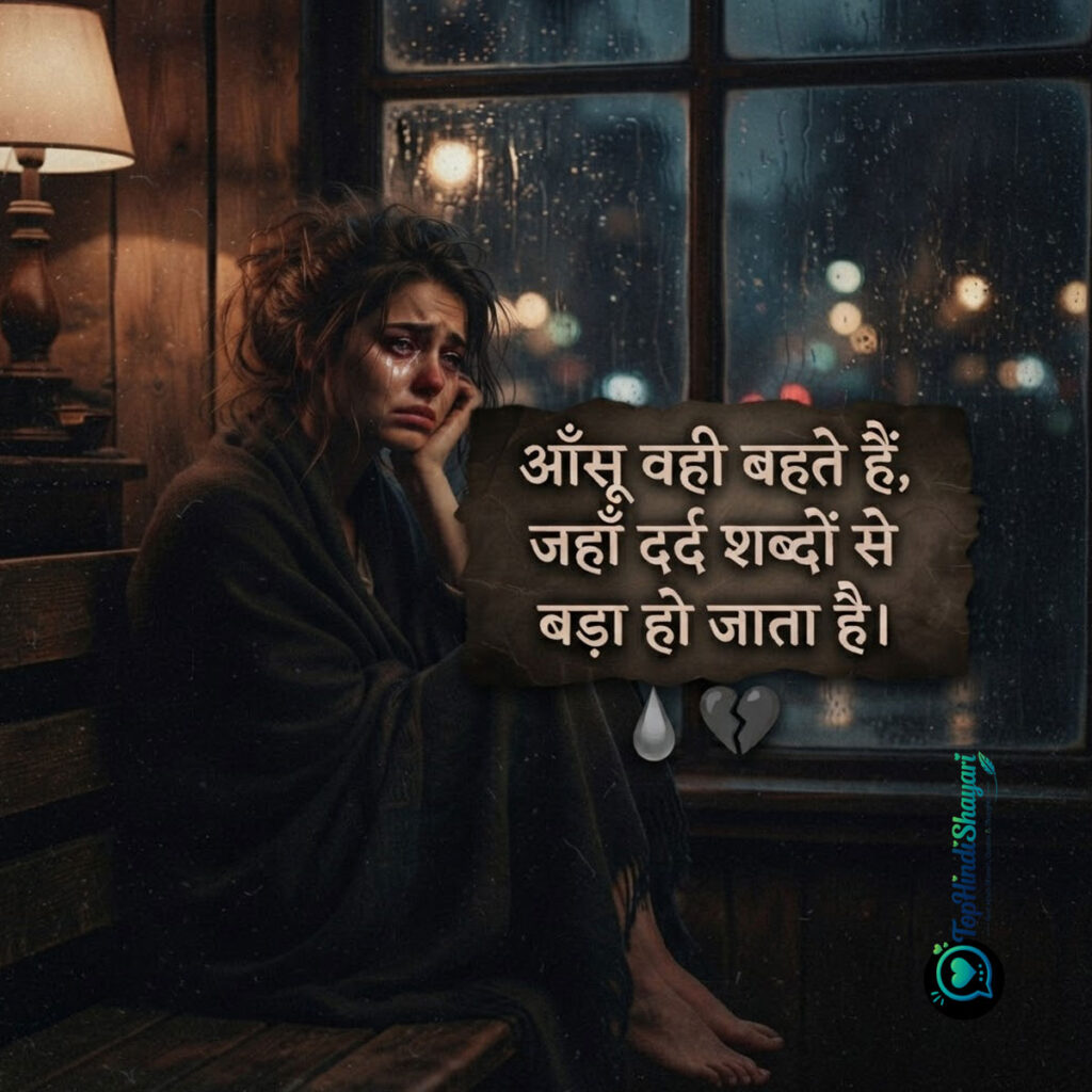 Aansu Shayari 