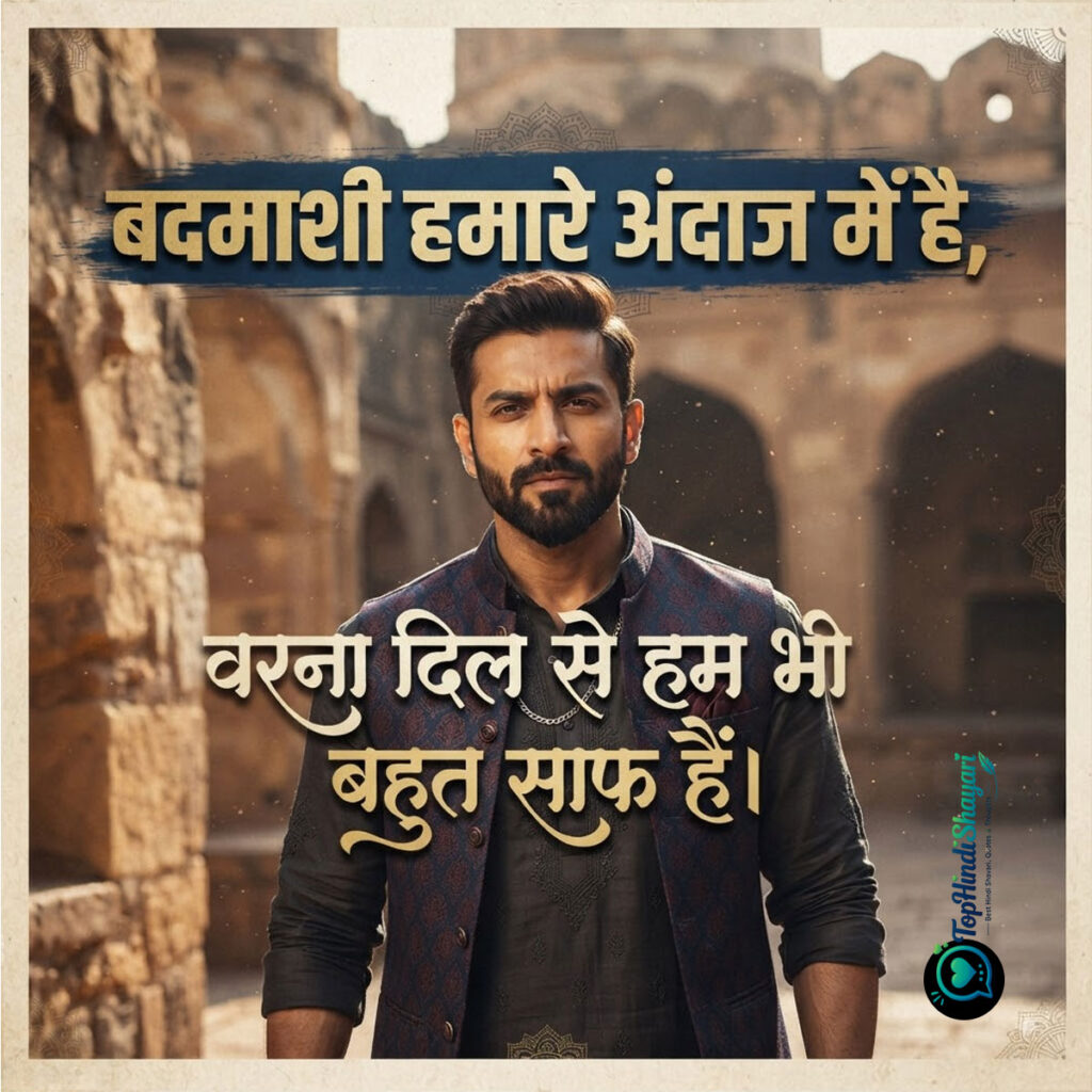 Badmashi Shayari in Hindi 