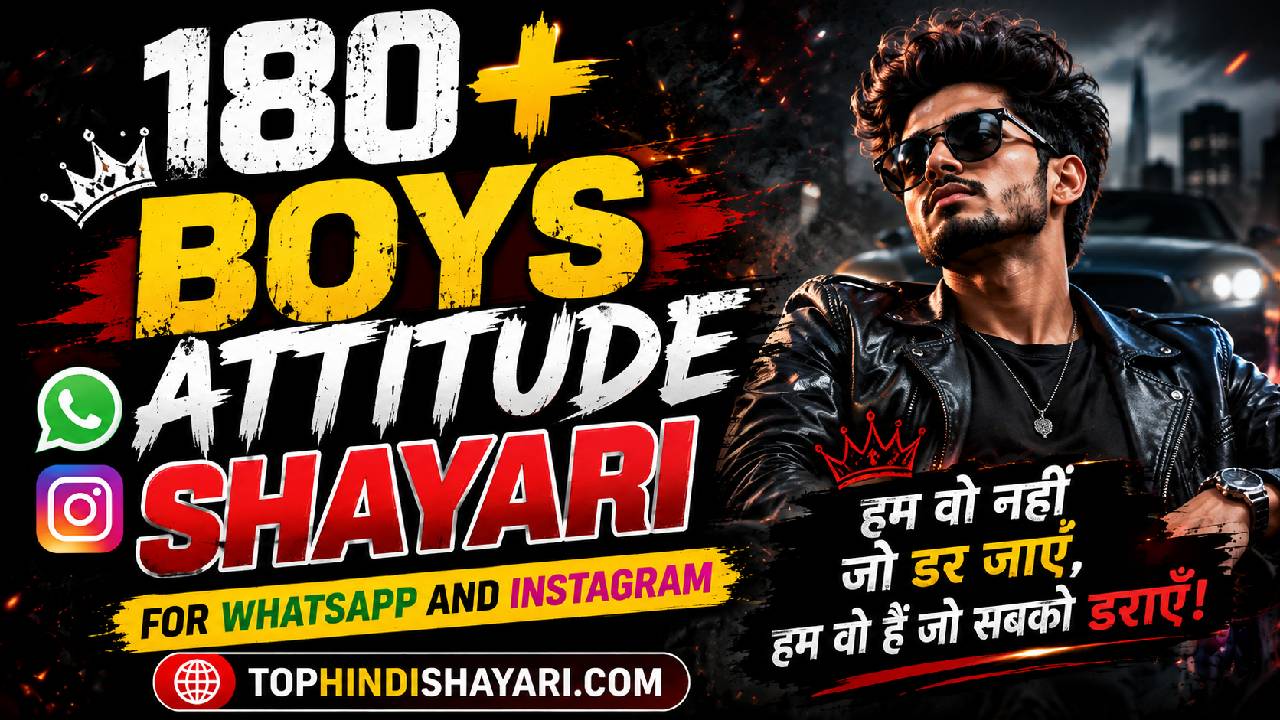 Boys Attitude Shayari