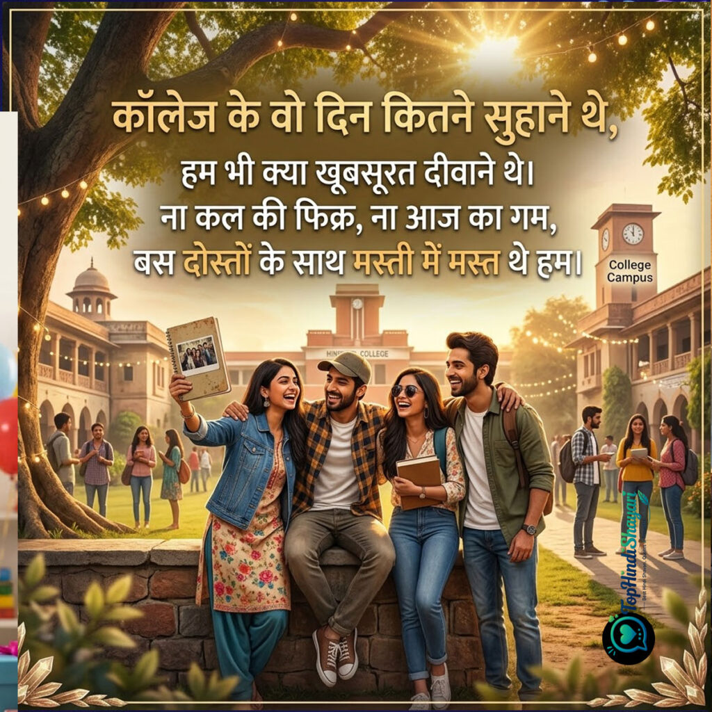 College Friends Shayari 