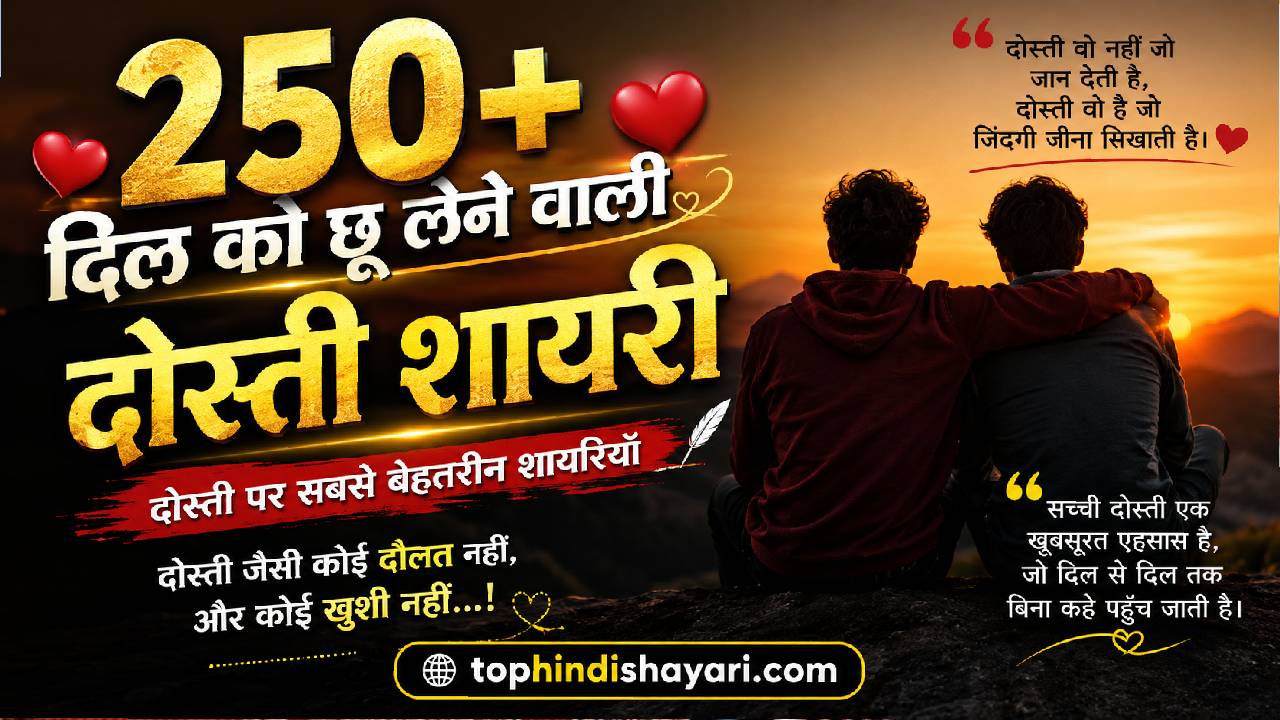 Heart Touching Dosti Shayari in Hindi