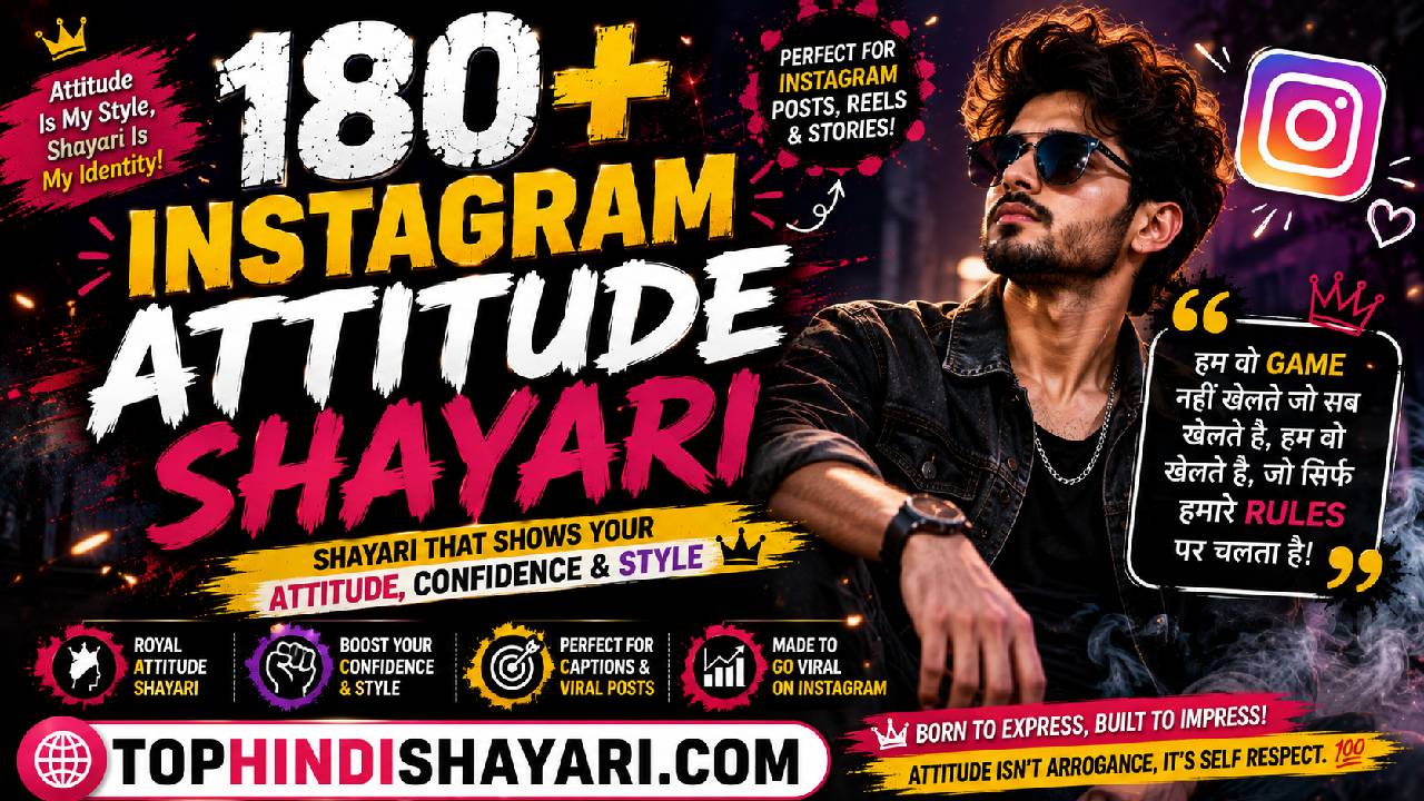 Instagram Attitude Shayari