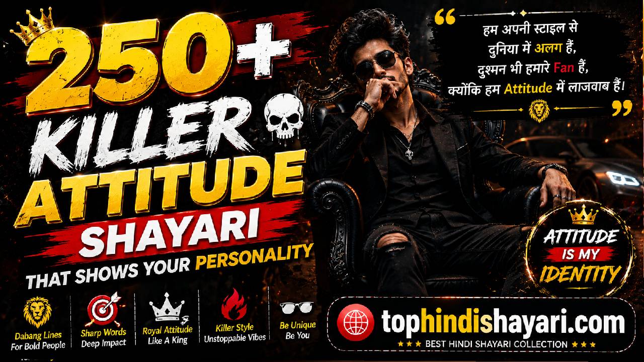 Killer Attitude Shayari