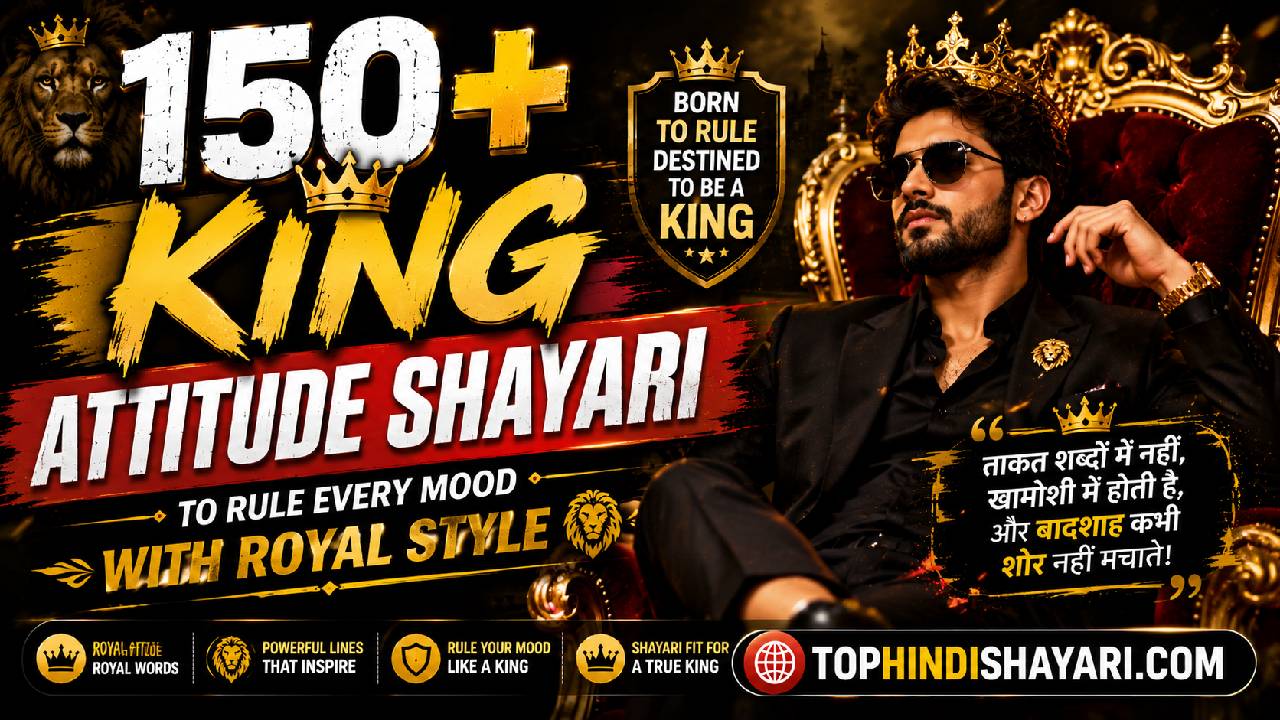 King Attitude Shayari