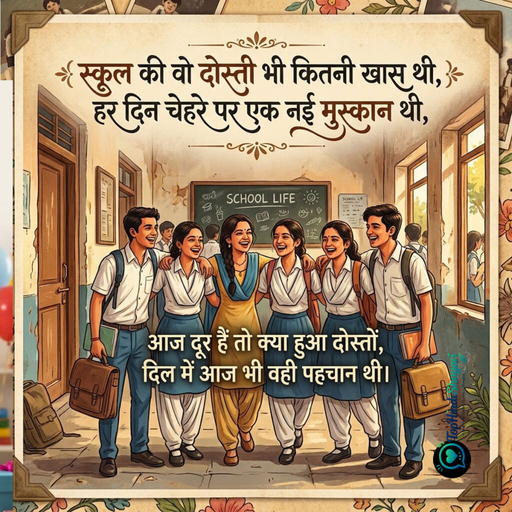 School Friends Shayari 
