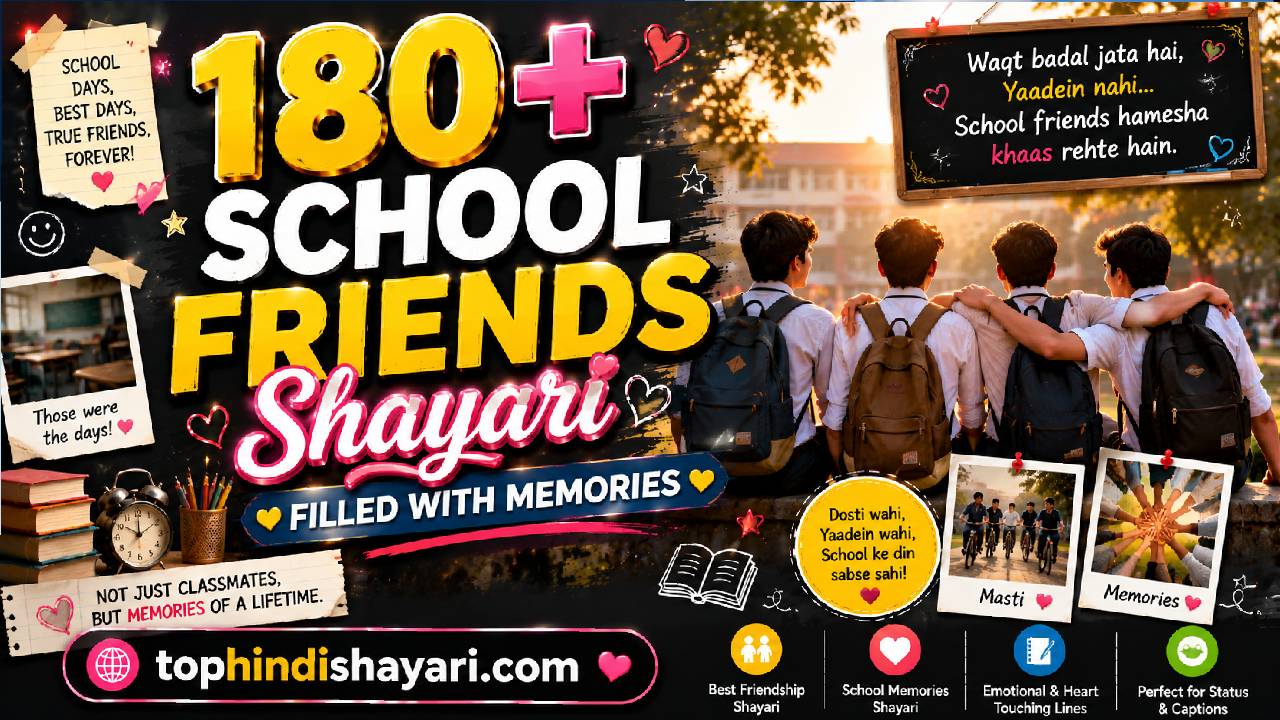 School Friends Shayari