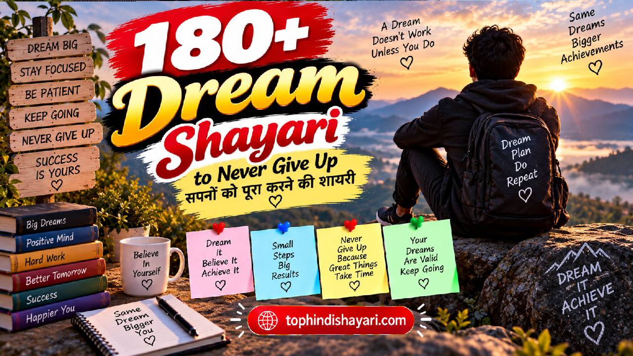 Dream Shayari in Hindi