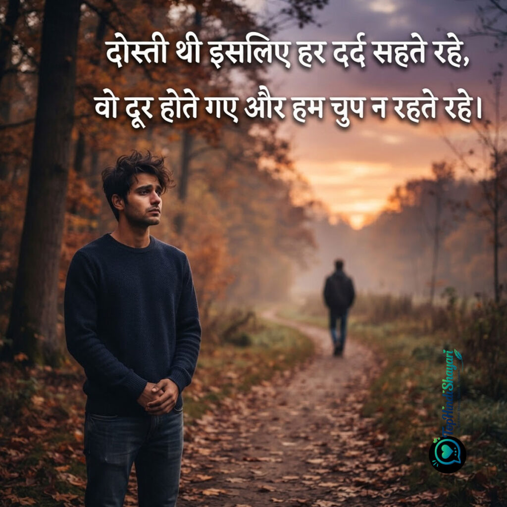Friendship Breakup Shayari