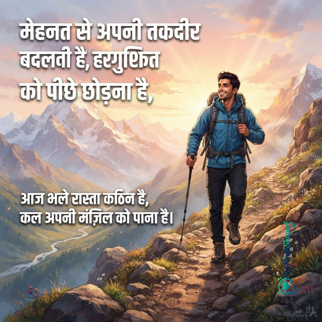 Hard Work Shayari in Hindi 
