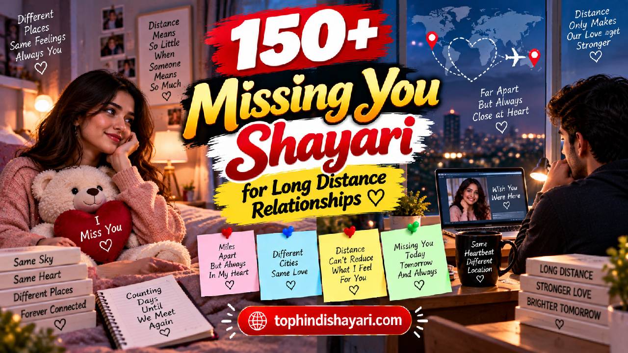 Missing You Shayari for Long Distance Relationships