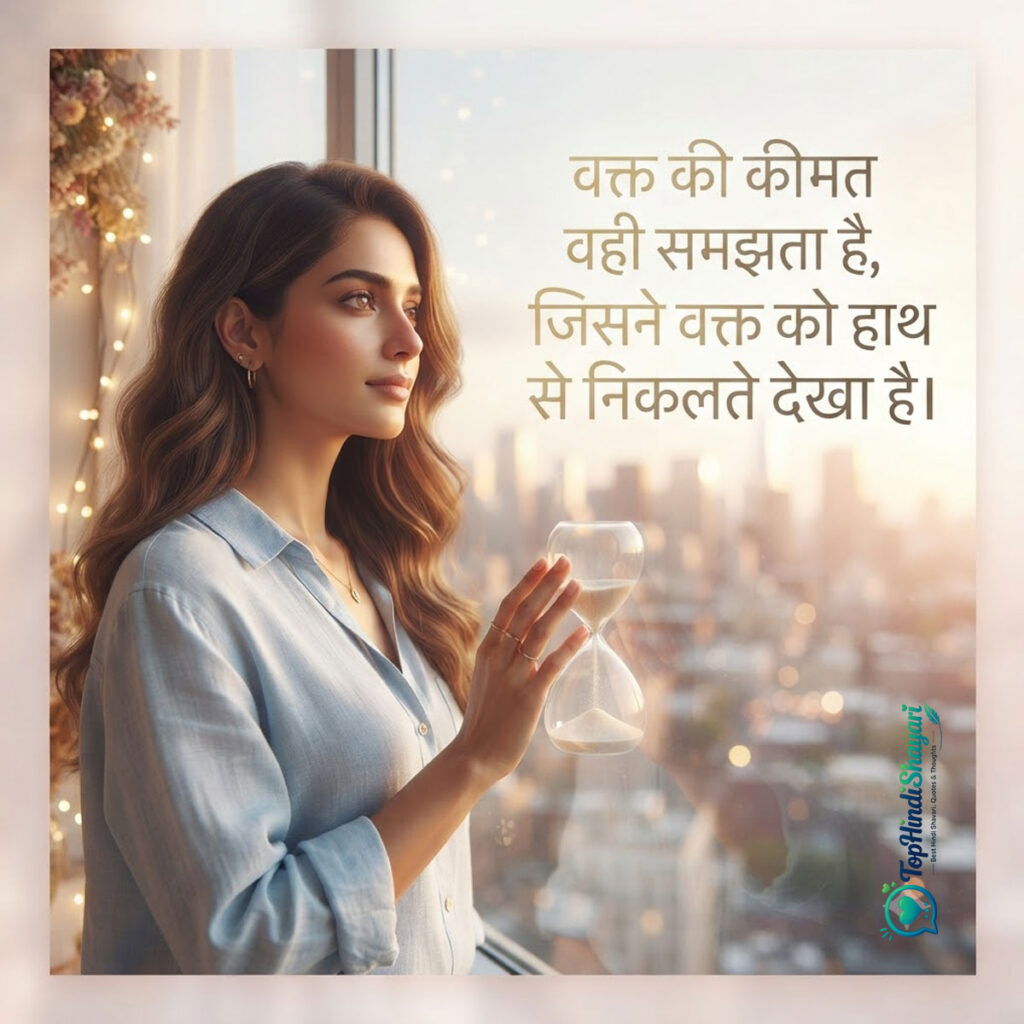 Time Shayari in Hindi 