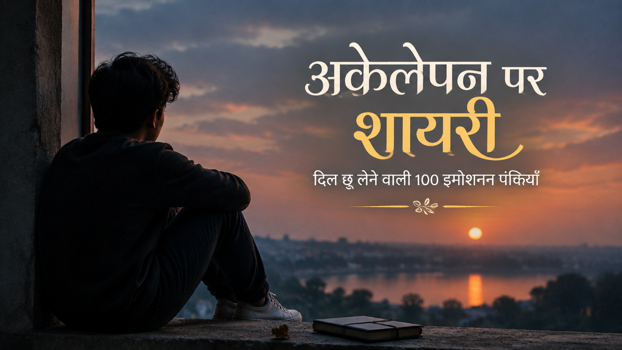 अकेलेपन पर शायरी