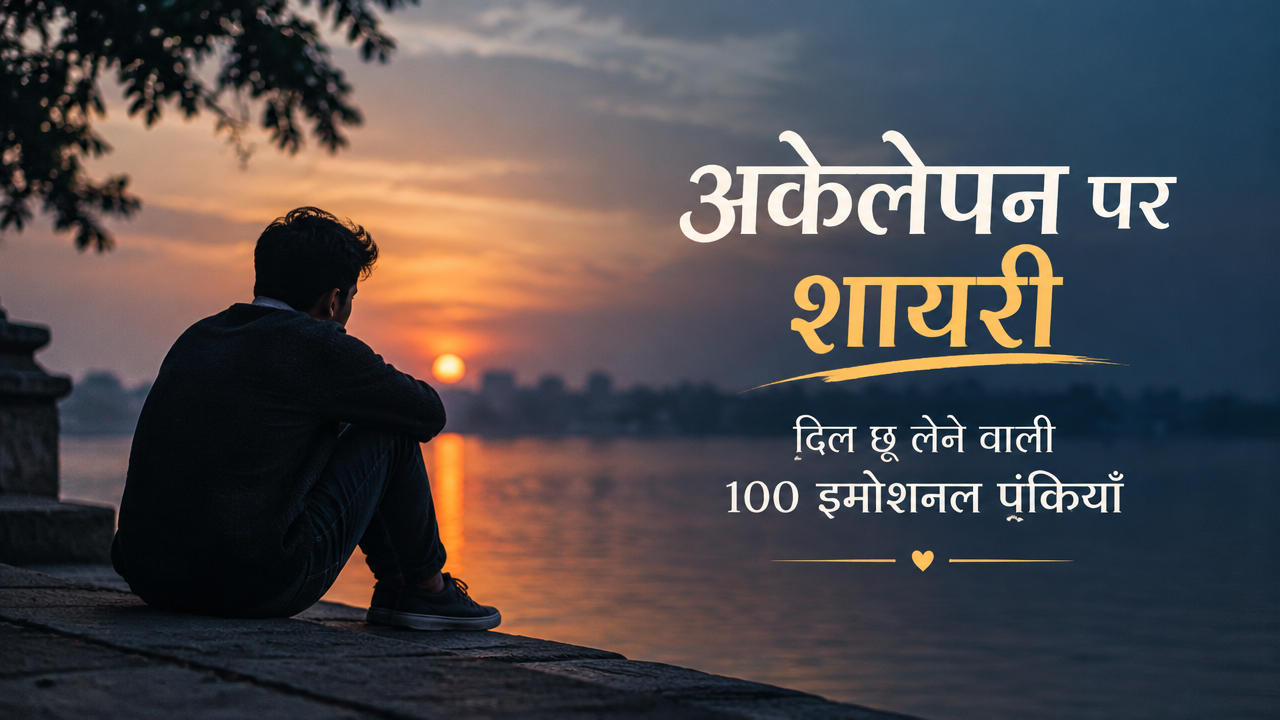 अकेलेपन पर शायरी